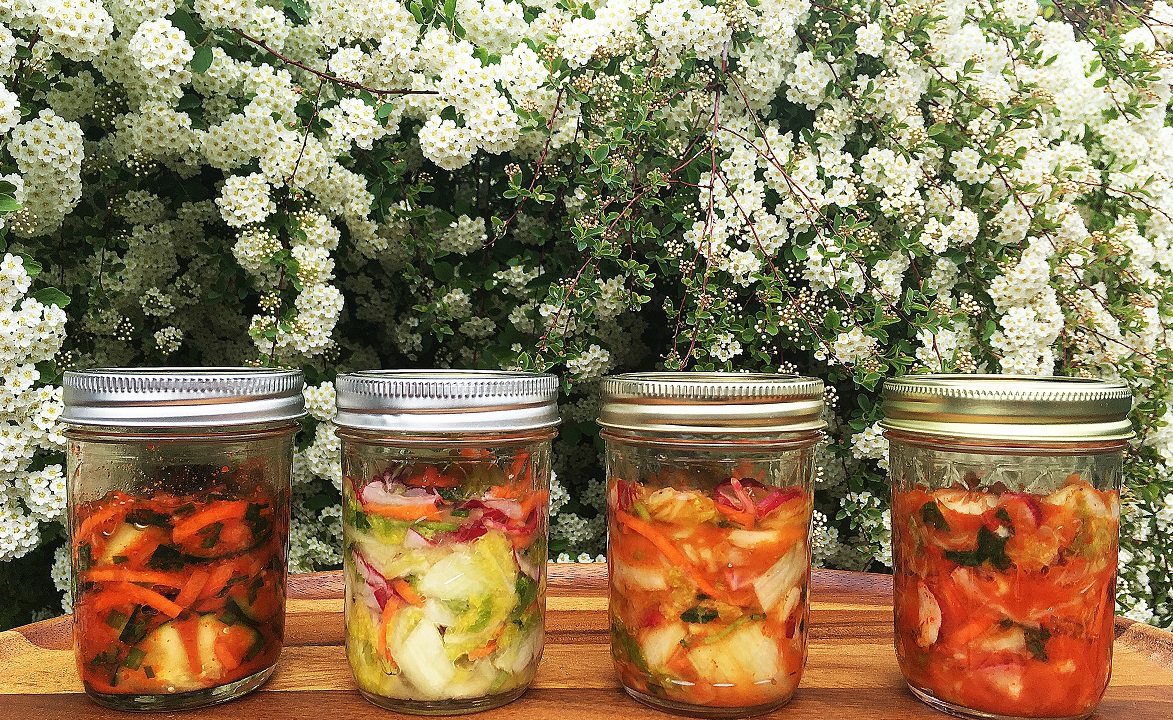 Kimchi with Flowers